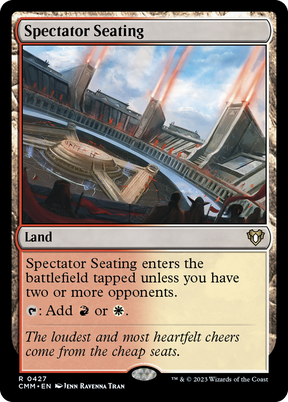 Magic: The Gathering - Spectator Seating Foil - Commander Masters