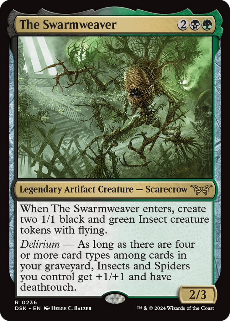 Magic: The Gathering - The Swarmweaver - Duskmourn: House of Horror