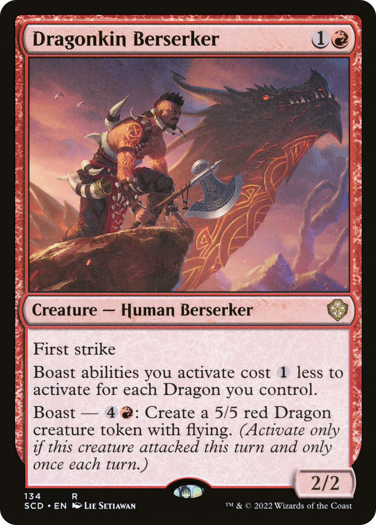 Magic: The Gathering - Dragonkin Berserker - Starter Commander Decks