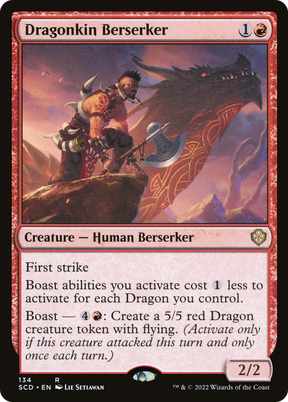 Magic: The Gathering - Dragonkin Berserker - Starter Commander Decks