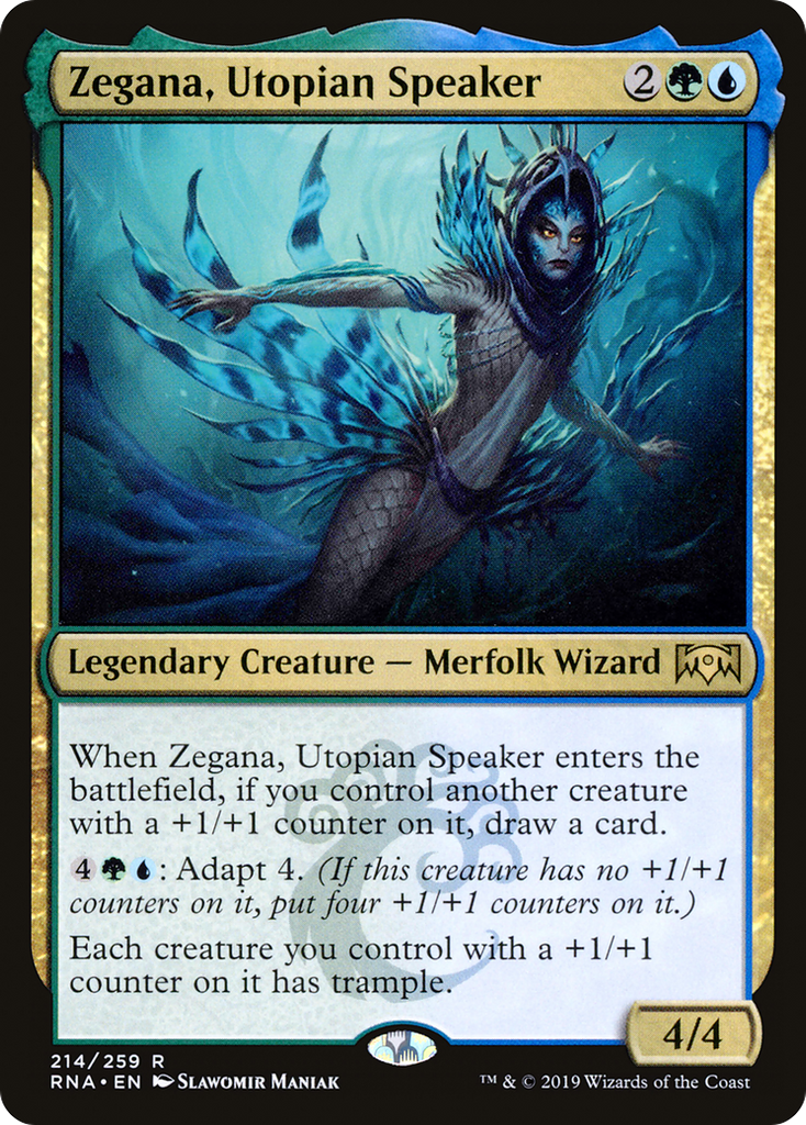 Magic: The Gathering - Zegana, Utopian Speaker Foil - Ravnica Allegiance