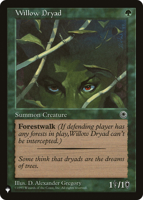 Magic: The Gathering - Willow Dryad - The List