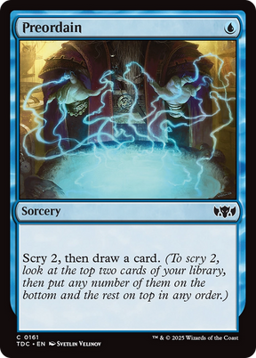 Magic: The Gathering - Preordain - Tarkir: Dragonstorm Commander