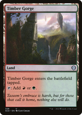 Magic: The Gathering - Timber Gorge - Starter Commander Decks