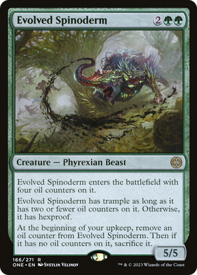 Magic: The Gathering - Evolved Spinoderm Foil - Phyrexia: All Will Be One