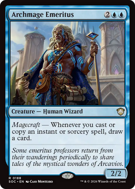 Magic: The Gathering - Archmage Emeritus - Secrets of Strixhaven Commander