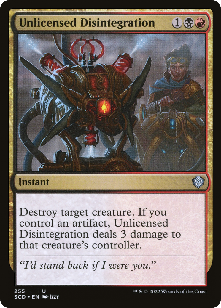 Magic: The Gathering - Unlicensed Disintegration - Starter Commander Decks