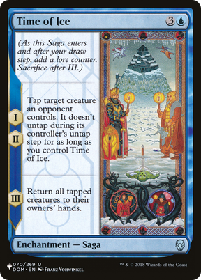 Magic: The Gathering - Time of Ice - The List