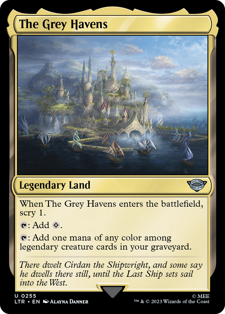 Magic: The Gathering - The Grey Havens Foil - The Lord of the Rings: Tales of Middle-earth