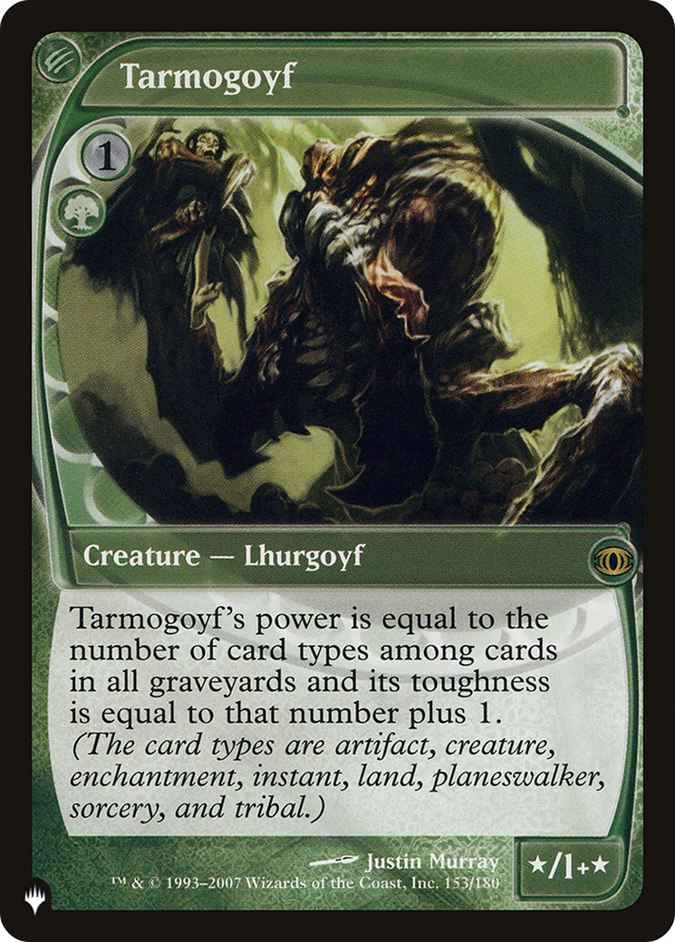 Magic: The Gathering - Tarmogoyf - The List