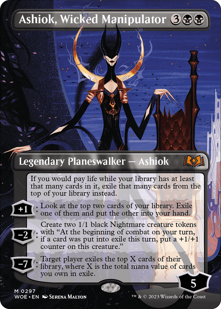 Magic: The Gathering - Ashiok, Wicked Manipulator - Wilds of Eldraine