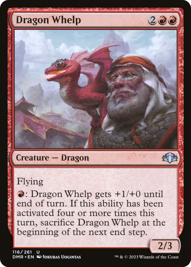 Magic: The Gathering - Dragon Whelp - Dominaria Remastered