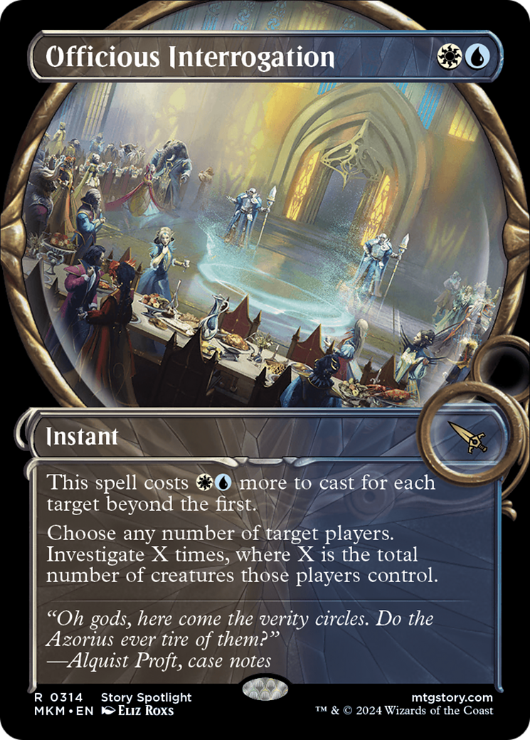 Magic: The Gathering - Officious Interrogation Foil - Murders at Karlov Manor