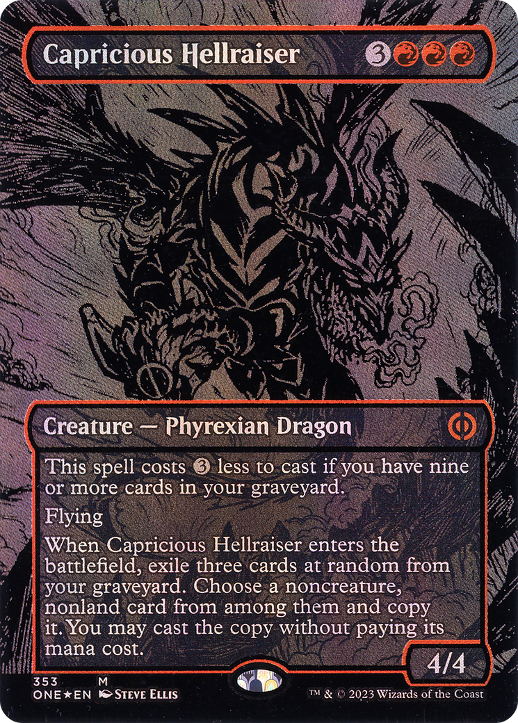 Magic: The Gathering - Capricious Hellraiser Foil - Phyrexia: All Will Be One