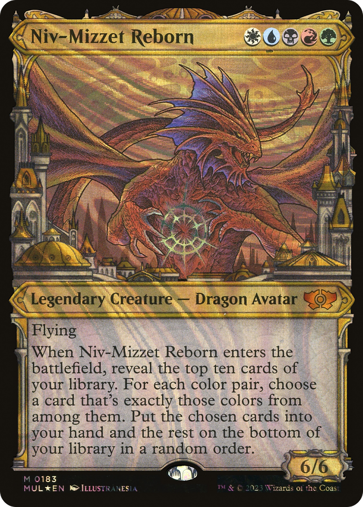 Magic: The Gathering - Niv-Mizzet Reborn Foil - Multiverse Legends