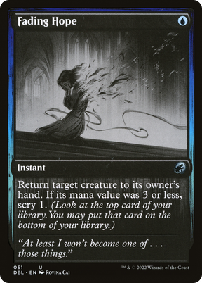 Magic: The Gathering - Fading Hope Foil - Innistrad: Double Feature