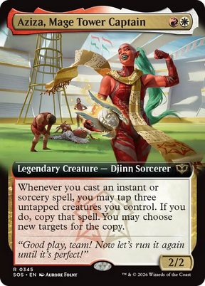 Magic: The Gathering - Aziza, Mage Tower Captain - Secrets of Strixhaven