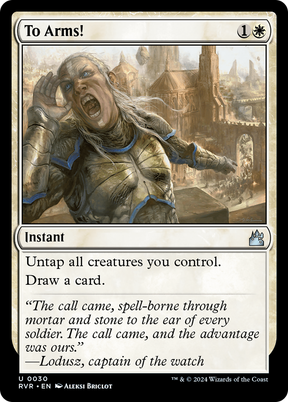 Magic: The Gathering - To Arms! Foil - Ravnica Remastered