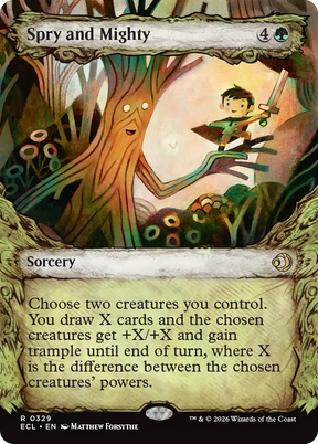 Magic: The Gathering - Spry and Mighty Foil - Lorwyn Eclipsed