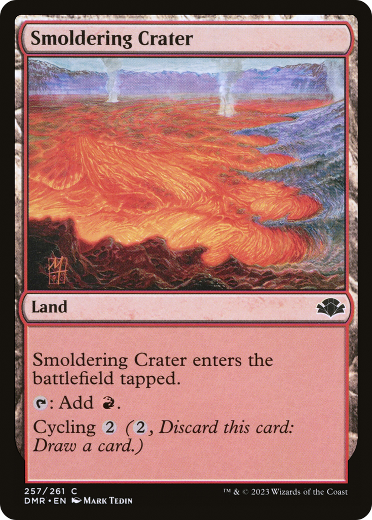 Magic: The Gathering - Smoldering Crater - Dominaria Remastered