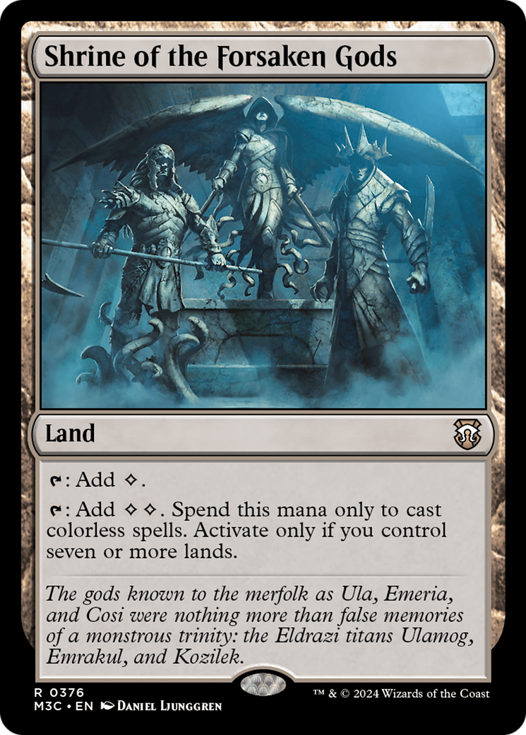 Magic: The Gathering - Shrine of the Forsaken Gods - Modern Horizons 3 Commander