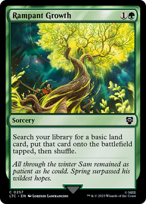 Magic: The Gathering - Rampant Growth - Tales of Middle-earth Commander