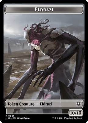 Magic: The Gathering - Eldrazi Token - Murders at Karlov Manor Commander Tokens