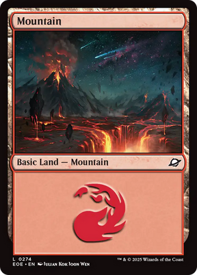 Magic: The Gathering - Mountain - Edge of Eternities