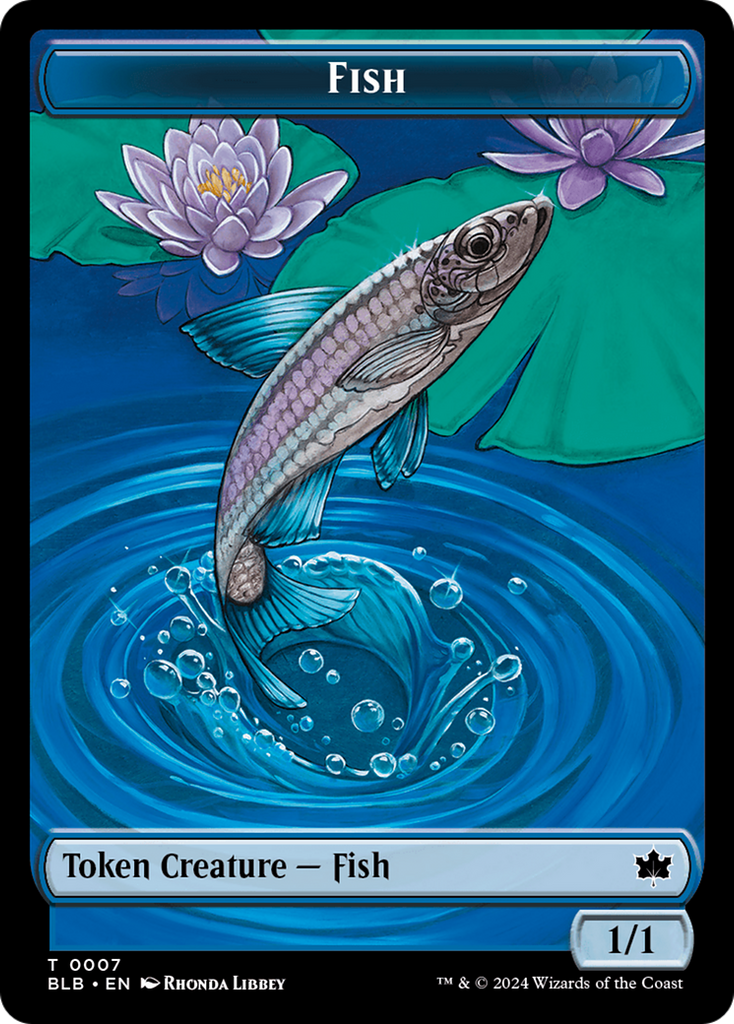 Magic: The Gathering - Fish Token - Bloomburrow Tokens