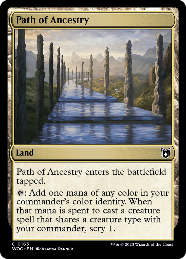 Magic: The Gathering - Path of Ancestry - Wilds of Eldraine Commander
