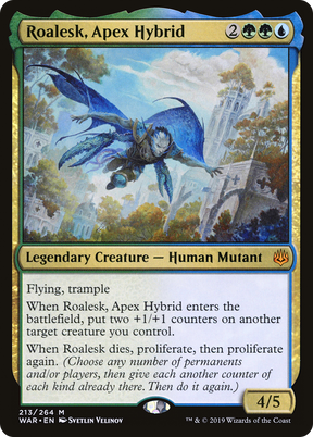 Magic: The Gathering - Roalesk, Apex Hybrid Foil - War of the Spark