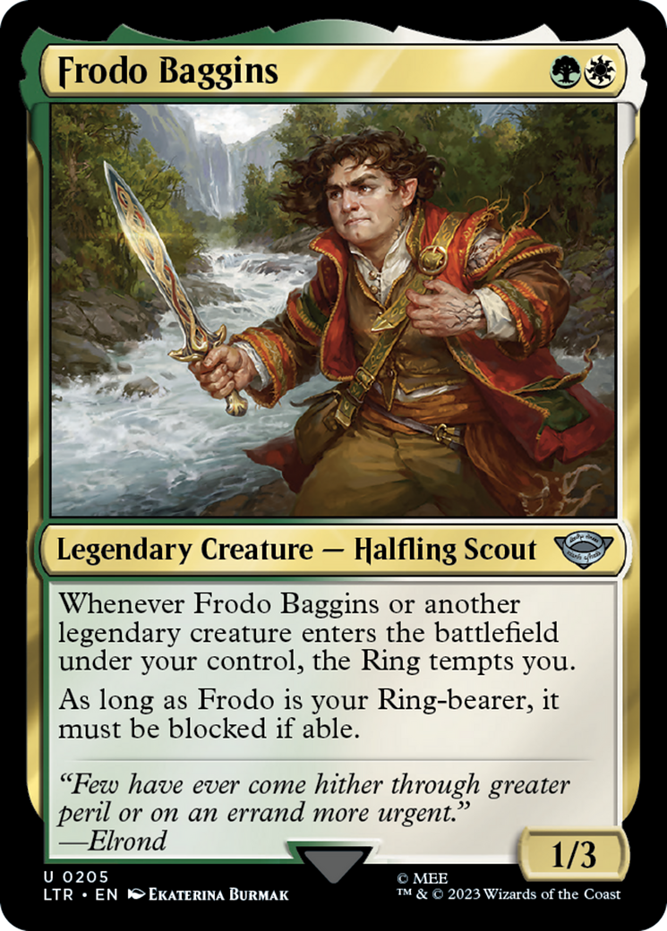 Magic: The Gathering - Frodo Baggins - The Lord of the Rings: Tales of Middle-earth