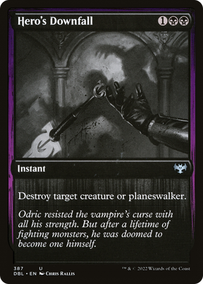 Magic: The Gathering - Hero's Downfall Foil - Innistrad: Double Feature