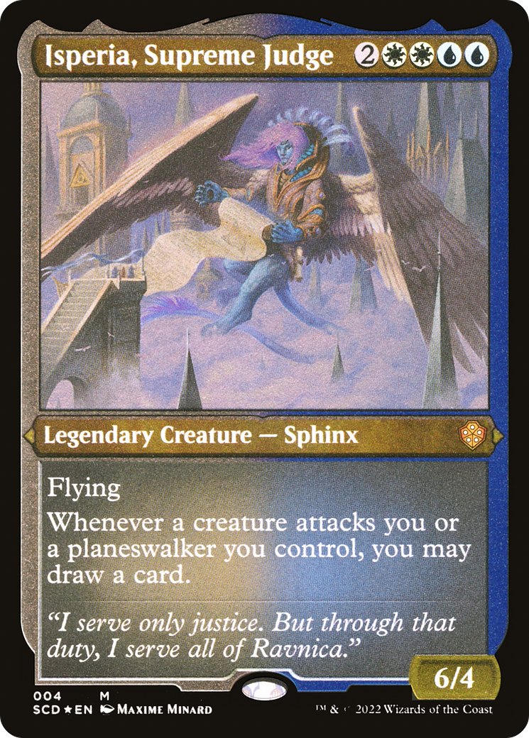 Magic: The Gathering - Isperia, Supreme Judge Foil - Starter Commander Decks