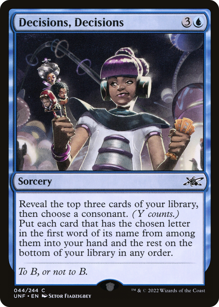 Magic: The Gathering - Decisions, Decisions - Unfinity