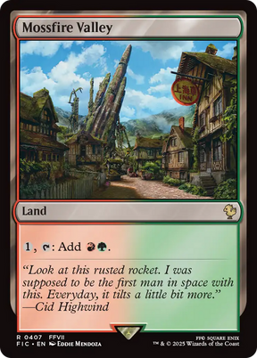 Magic: The Gathering - Mossfire Valley - Final Fantasy Commander