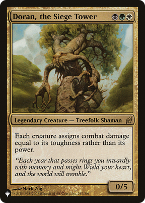 Magic: The Gathering - Doran, the Siege Tower - The List