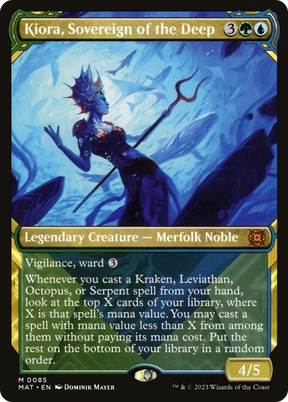 Magic: The Gathering - Kiora, Sovereign of the Deep Foil - March of the Machine: The Aftermath