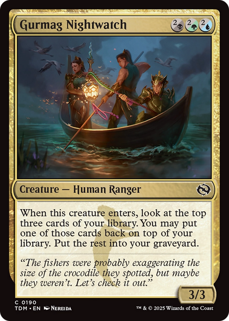 Magic: The Gathering - Gurmag Nightwatch Foil - Tarkir: Dragonstorm