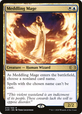 Magic: The Gathering - Meddling Mage Foil - Double Masters