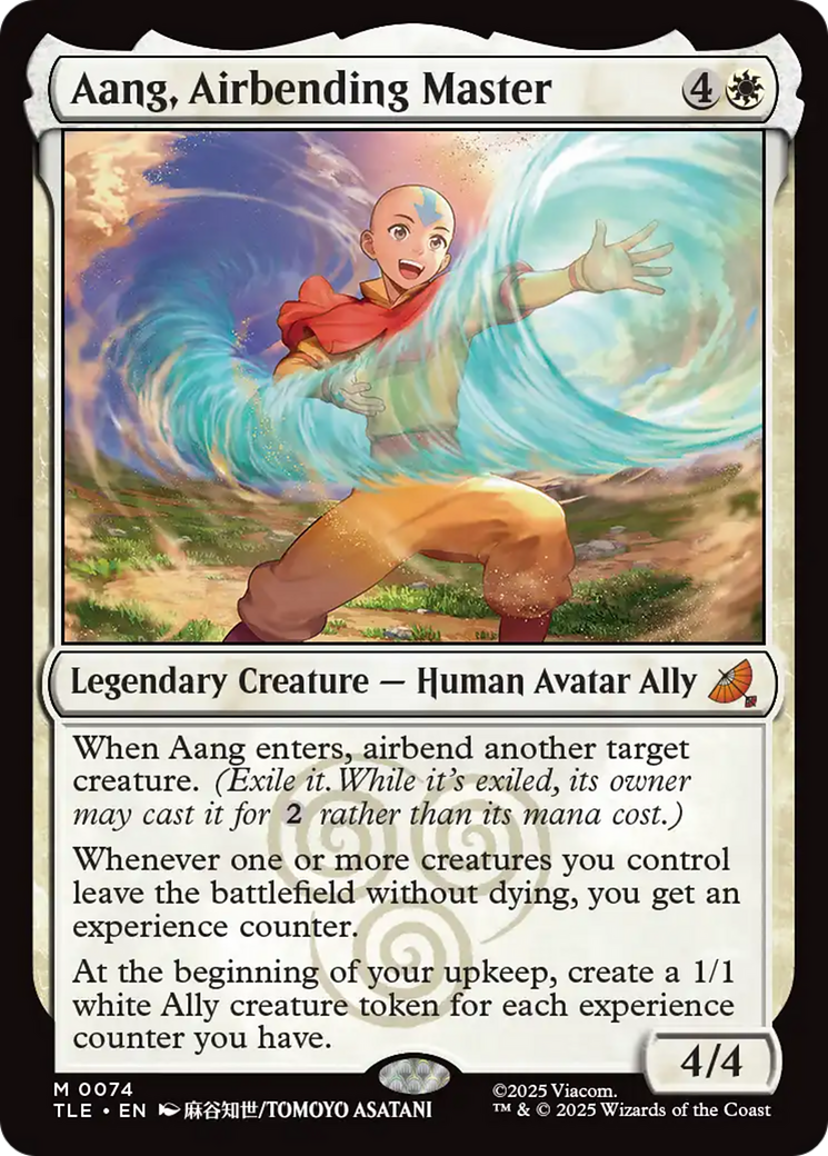 Magic: The Gathering - Aang, Airbending Master - Avatar: The Last Airbender Eternal