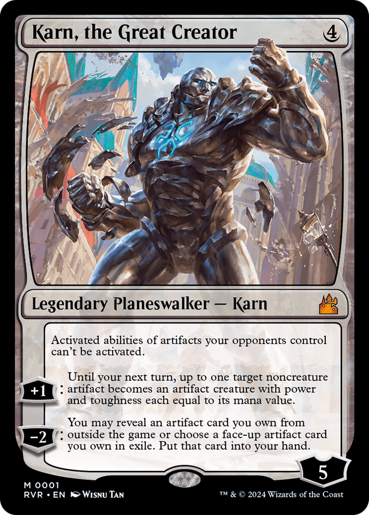 Magic: The Gathering - Karn, the Great Creator - Ravnica Remastered