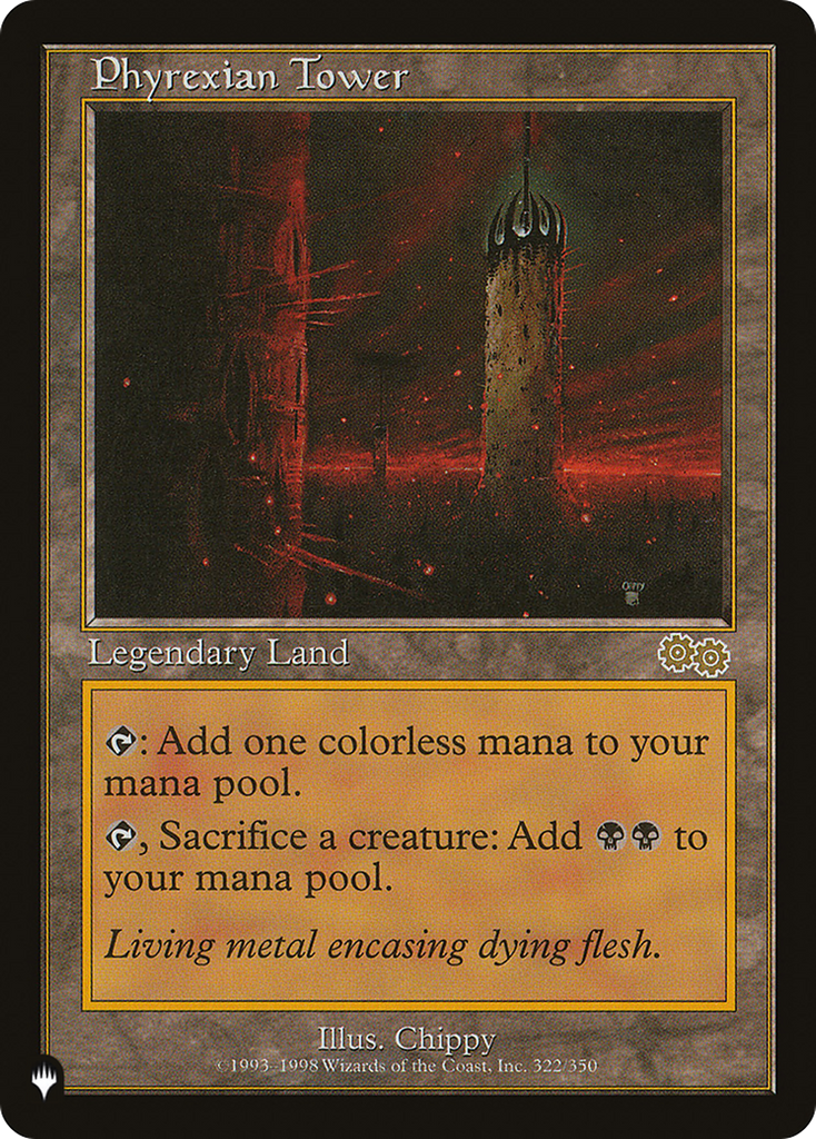 Magic: The Gathering - Phyrexian Tower - The List