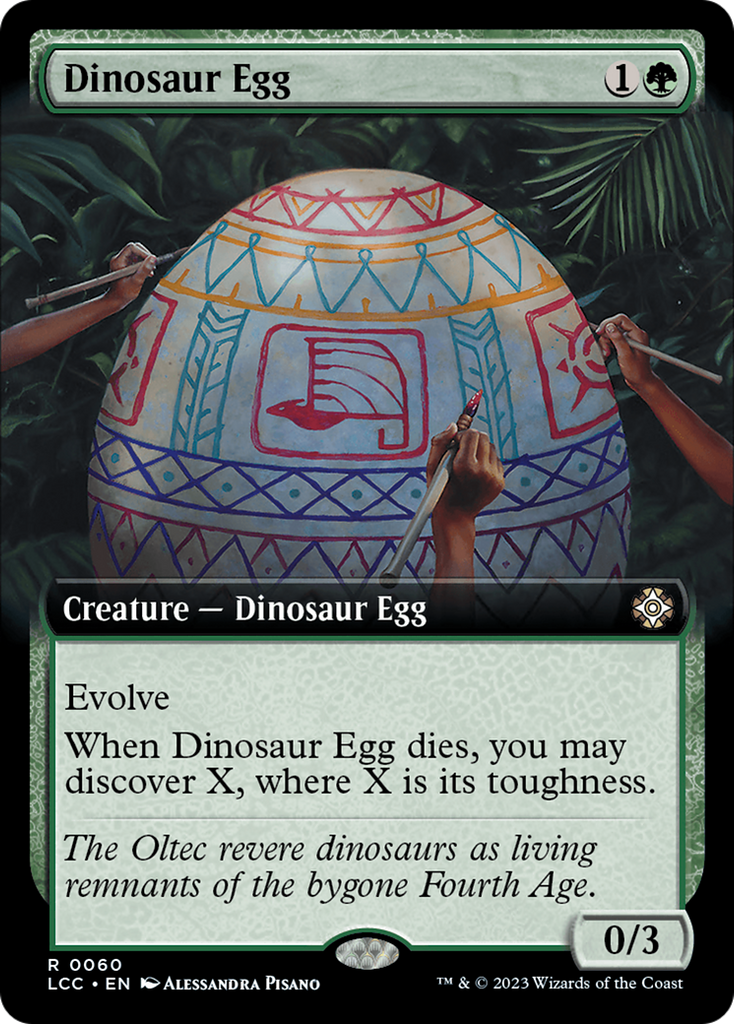 Magic: The Gathering - Dinosaur Egg - The Lost Caverns of Ixalan Commander