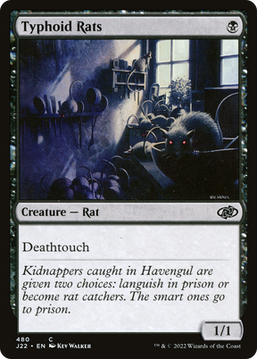 Magic: The Gathering - Typhoid Rats - Jumpstart 2022