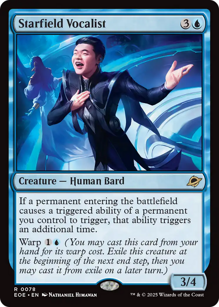 Magic: The Gathering - Starfield Vocalist Foil - Edge of Eternities