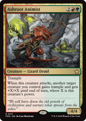 Magic: The Gathering - Ashroot Animist - Foundations