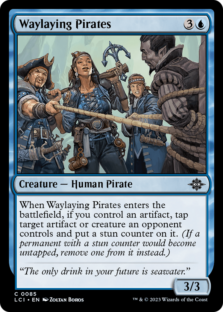 Magic: The Gathering - Waylaying Pirates Foil - The Lost Caverns of Ixalan