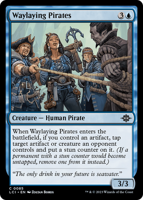 Magic: The Gathering - Waylaying Pirates Foil - The Lost Caverns of Ixalan