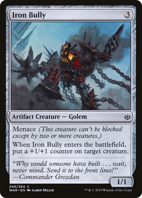 Magic: The Gathering - Iron Bully Foil - War of the Spark